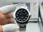 Rolex Air-King Watch SS Oyster Band Black Face 904L Steel 2824 Movement Men Watch